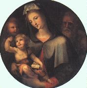 BECCAFUMI, Domenico The Holy Family with Young Saint John dfg Norge oil painting reproduction